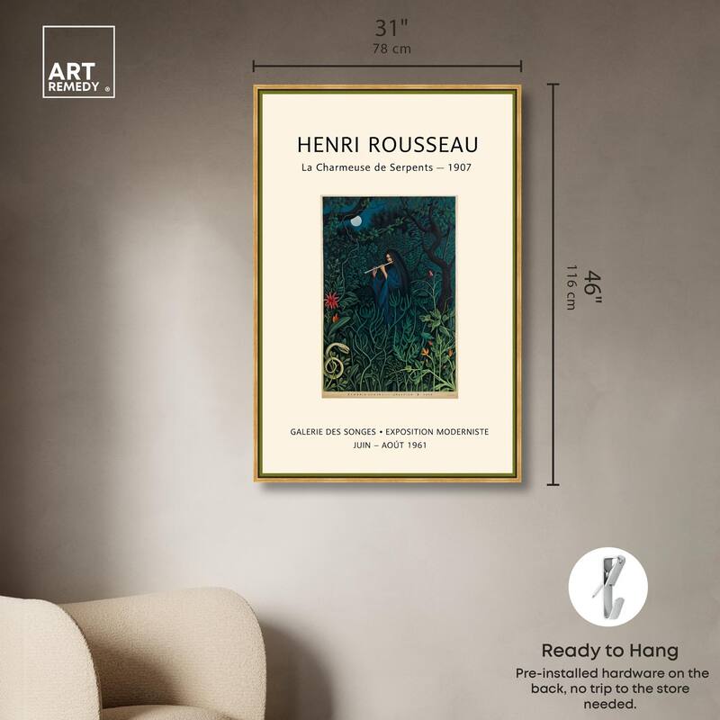 Rousseau's Jungle Dream Canvas by Art Remedy