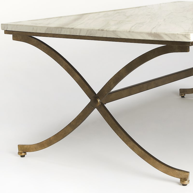 Handmade Pamina Travertine Cocktail Table
