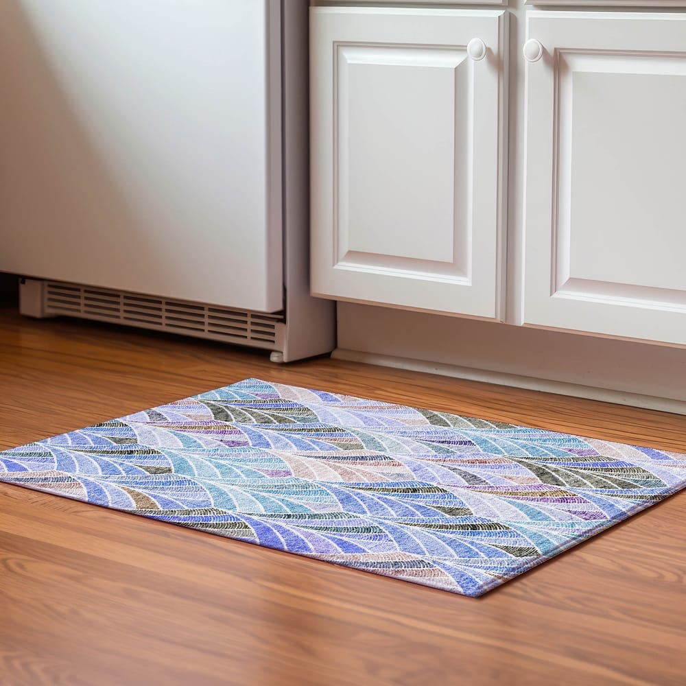 Premium Washable Super Soft Chic Mosaic Mayfield Rug