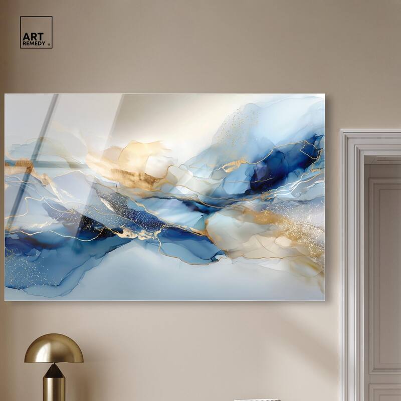 Postmodern Flow I Acrylic by Art Remedy, Ready to Hang