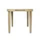 preview thumbnail 25 of 29, Christopher Knight Home - Solmere Outdoor Dining Table, Acacia Wood Frame with Slatted Oval Top & Non-Slip Foot Pads - 70.08" L