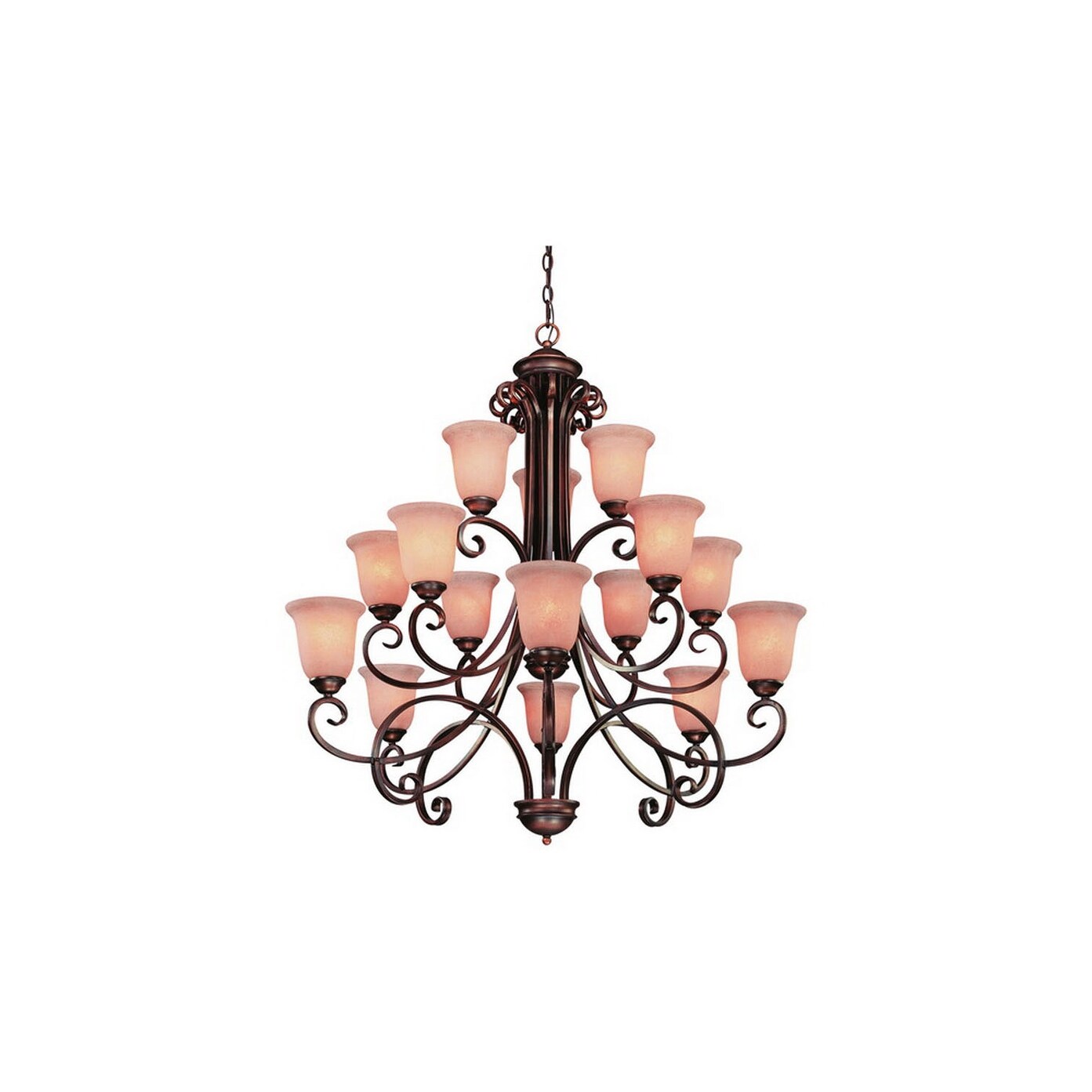Dolan Designs 2093133 15 Light Chandelier Medici English Bronze - One Size