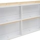 preview thumbnail 38 of 57, Wooden House-shaped Twin House Bed with Bedside Built-in Storage Shelves,Under Bed Storage,Kids and Baby
