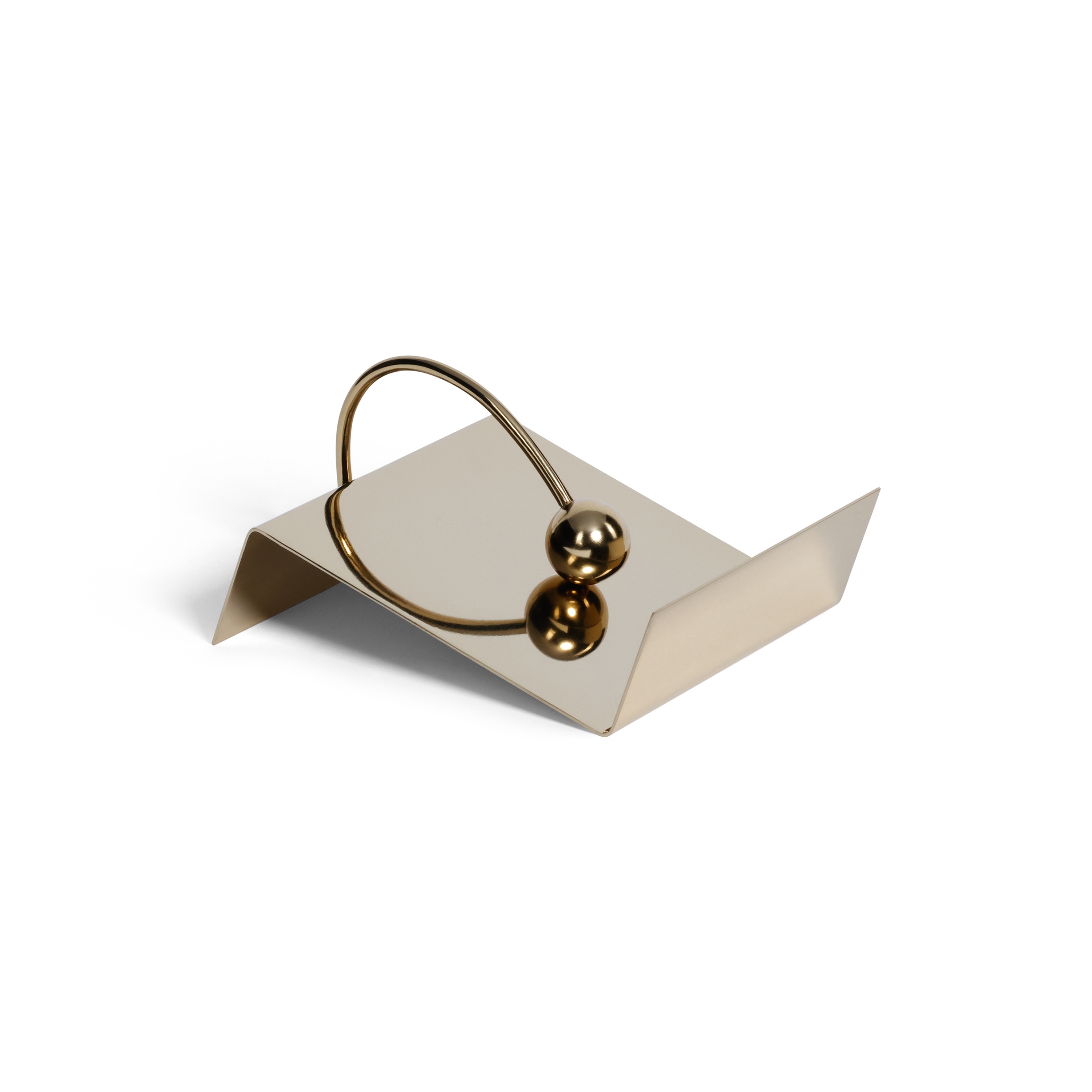 Sleek Decorative Metal Cocktail Napkin Holder