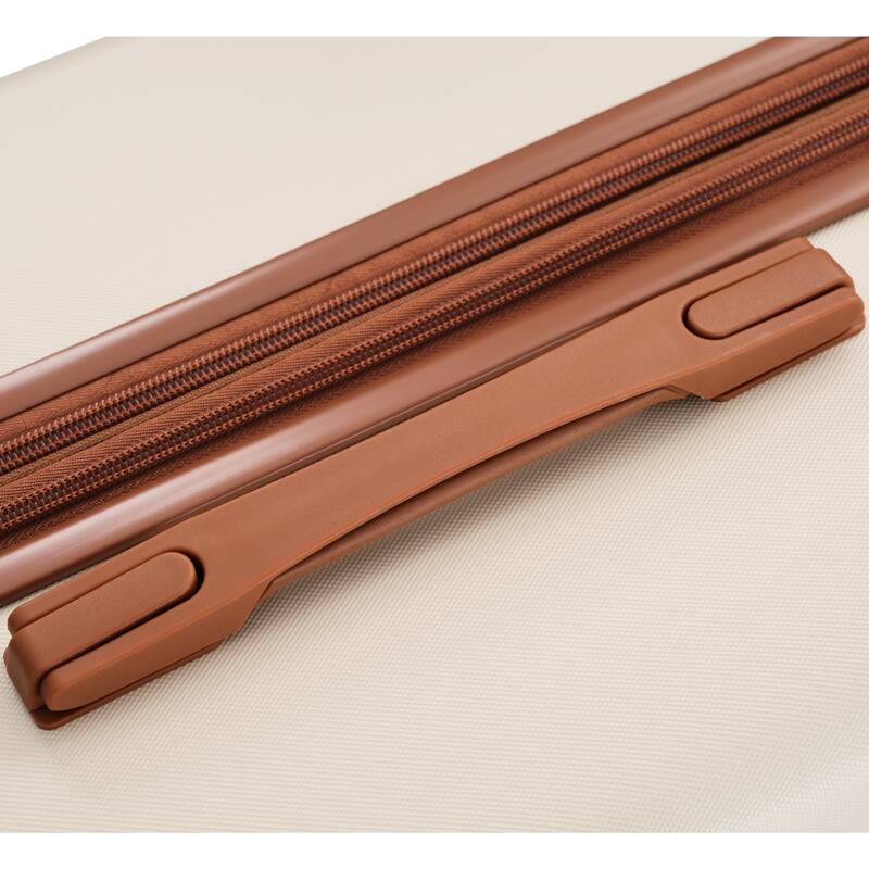 Luggage Sets 5 Piece with Front Opening, Hardside Expandable Carry On Suitcase Set with Double Spinner Wheel with USB Port