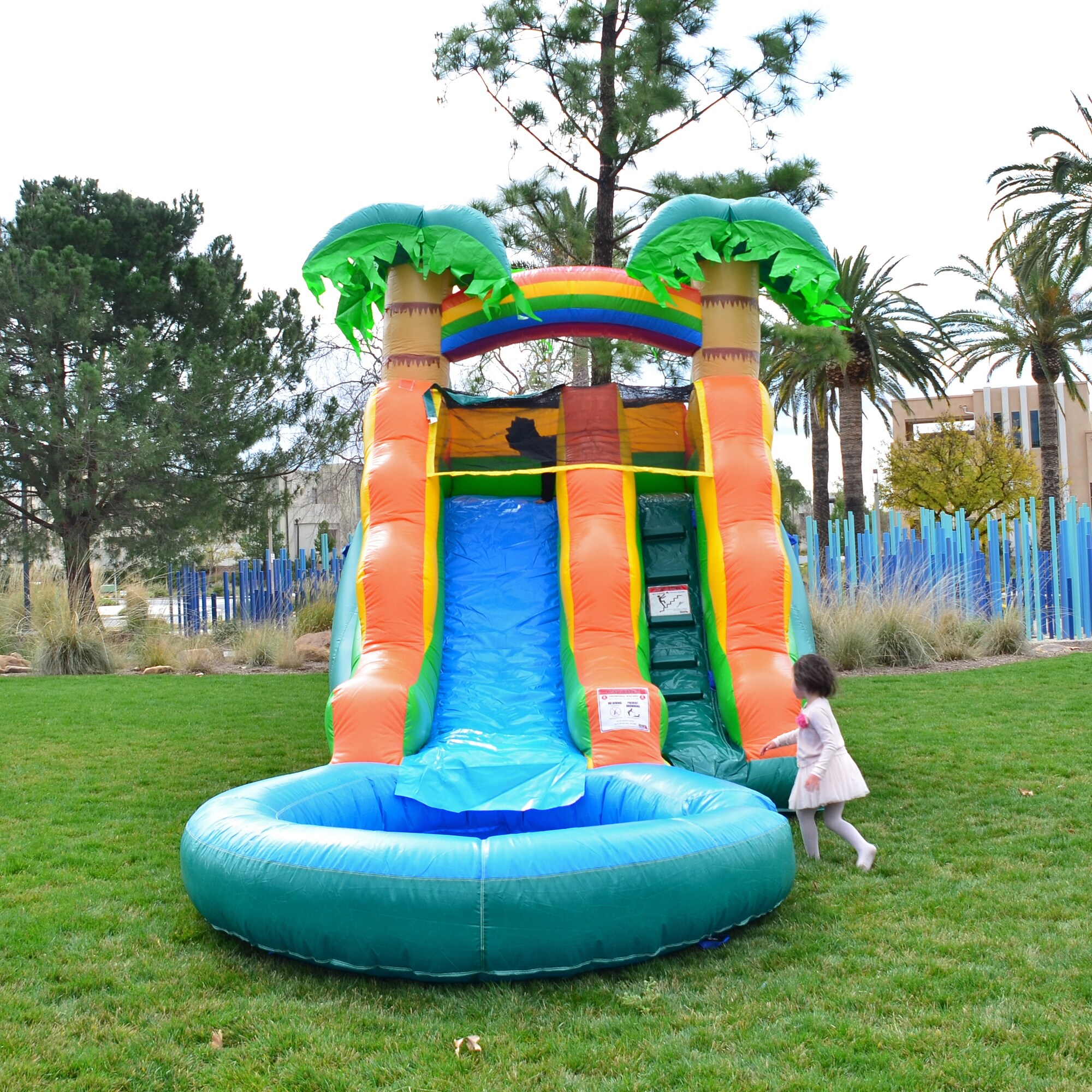 Commercial bounce hot sale house water slide