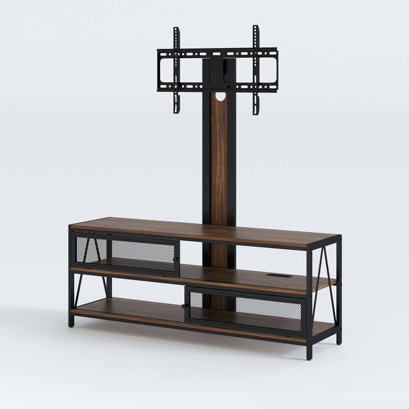 Modern Swivel Mount with Power Outlet for TV up to 70" - 50 inches