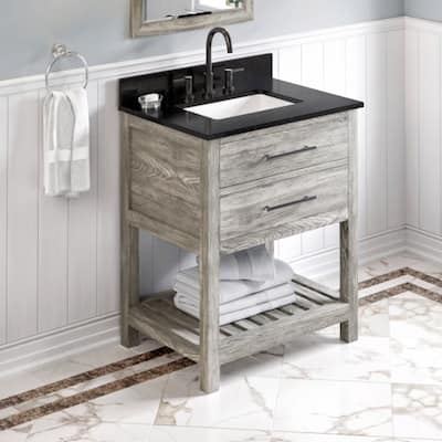 Jeffrey Alexander VKITWAV30R-GRANITE Wavecrest II 30" Free Standing