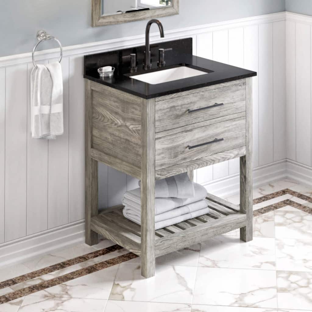 Jeffrey Alexander VKITWAV30R-GRANITE Wavecrest II 30" Free Standing