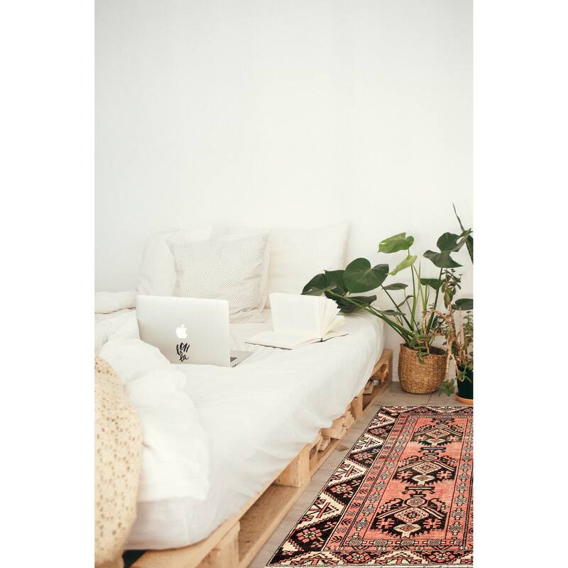 ECARPETGALLERY Hand-knotted Andelz Copper Wool Rug - 3'7 x 6'1