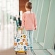 preview thumbnail 15 of 20, 20 Inch Kids Rolling Luggage Foldable Hardshell Carry-on Suitcase on Wheels - 14" x 9" x 20" (L x W x H)