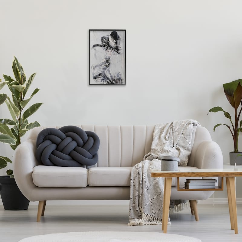 Stupell Abstract Sophisticated Audrey Framed Giclee Art Design By Lucille Lee