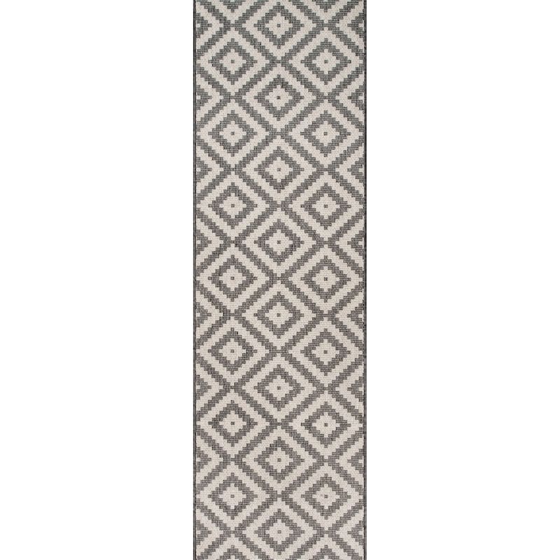 Nuloom Indoor/Outdoor Geometric Diamond Area Rug