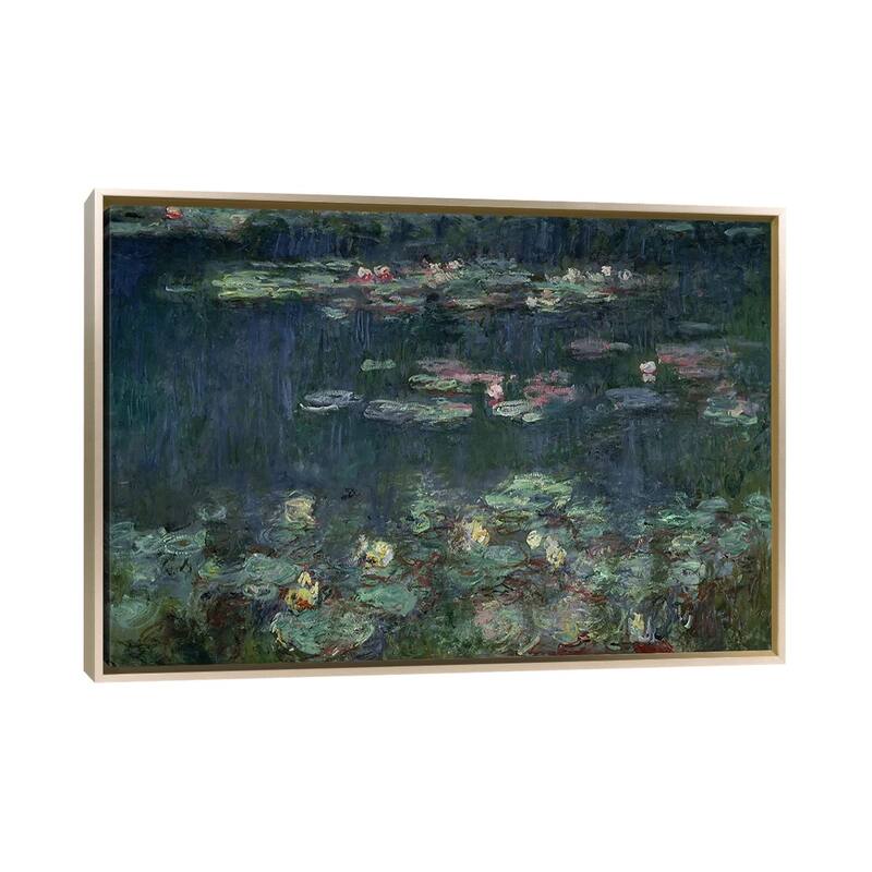 Large Wall Art, Framed Art, Modern Art, Plants, Botanical, by Claude Monet - Champagne