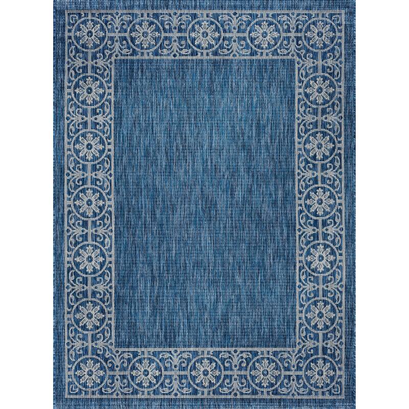Colonnade Traditional Border Indoor/Outdoor Area Rug