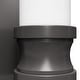 preview thumbnail 5 of 7, Hunter Lenlock 1 Light Wall Sconce - Glam, Contemporary - Damp Rated!