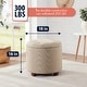 preview thumbnail 2 of 80, Donovan Tufted Round Storage Ottoman