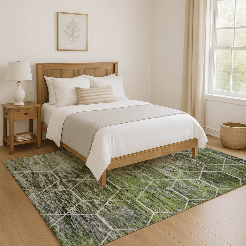 Premium Washable Super Soft Geo Abstract Mayfield Rug