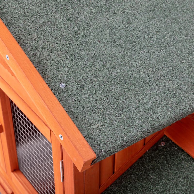 61" Fir Wood Outdoor Garden Cage with Lightweight Strong Wire Panels for Small Animal