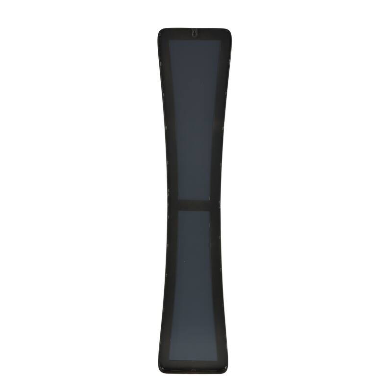 Metal Tall Abstract Wall Mirror - Black or Gold - Roche River Decor