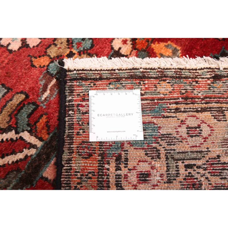 ECARPETGALLERY Hand-knotted Andelz Dark Red Wool Rug - 3'5 x 7'9