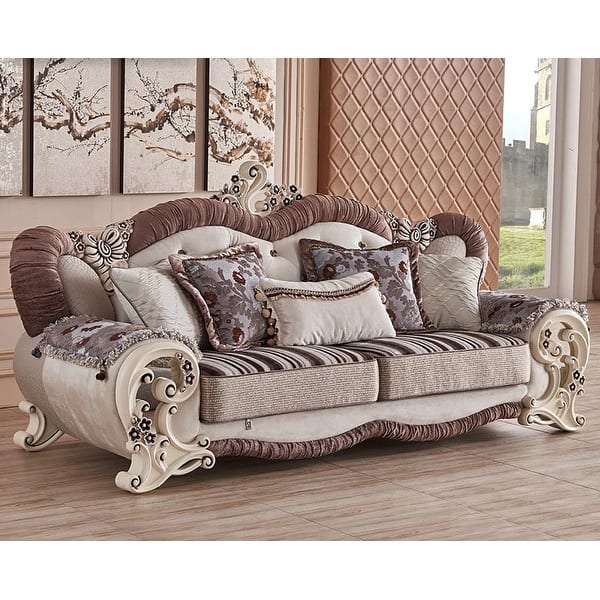 Shop Luxury Design Royal Majestic 6 Piece Living Room Sofa Set