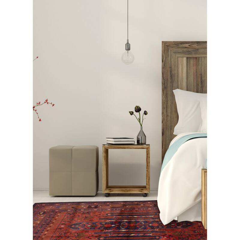 ECARPETGALLERY Hand-knotted Teimani Dark Copper Wool Rug - 3'8 x 6'7