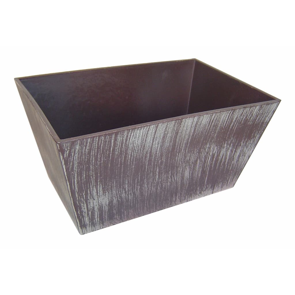 Harper 8.25 Inch Rectangular Tapered Plastic Pot