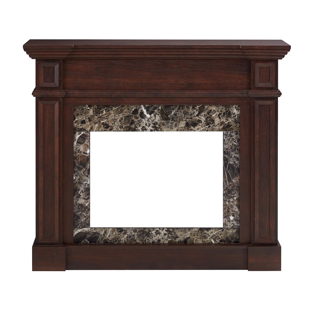 Only Mantel (Not Included 23" Fireplace)--45.6"W*11.8"D*40"H