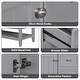 preview thumbnail 7 of 28, 36" Bathroom Vanity with Sink Combo, One Cabinet and Three Drawers, Solid Wood and MDF Board