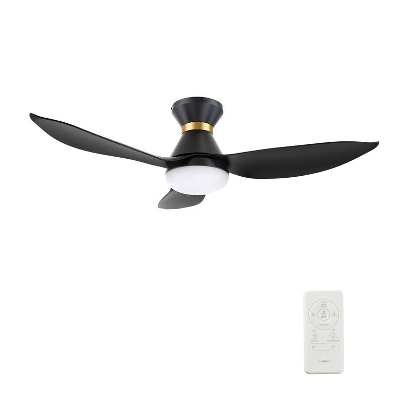 CARRO Chamomile 45" ABS 3-Blade Indoor Smart Ceiling Fan with Light and Remote Control
