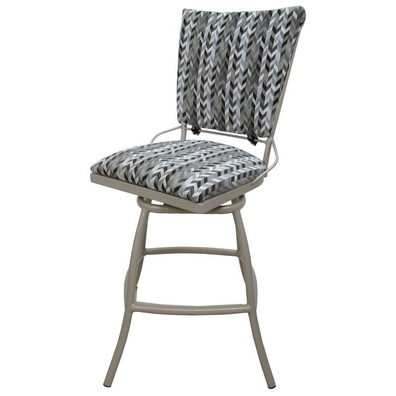 Outdoor Indoor Bar Stool Counter Extra Tall - Jenna PB without Arms - Simi Soft Grey - Bar Height