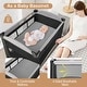 preview thumbnail 8 of 19, 5-in-1 Portable Baby Playard with Cradle and Storage Basket - 43.5"L x 31"Wx 31"H