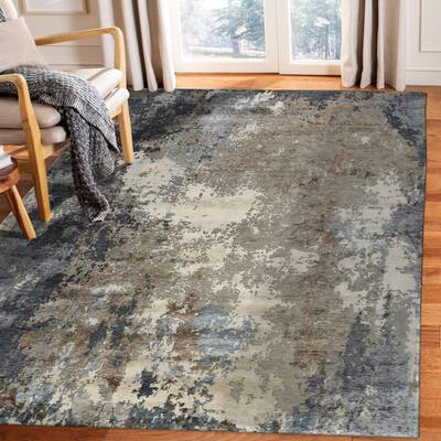 Serena Mindy Modern & Contemporary Abstract Hand-Knotted Area Rug