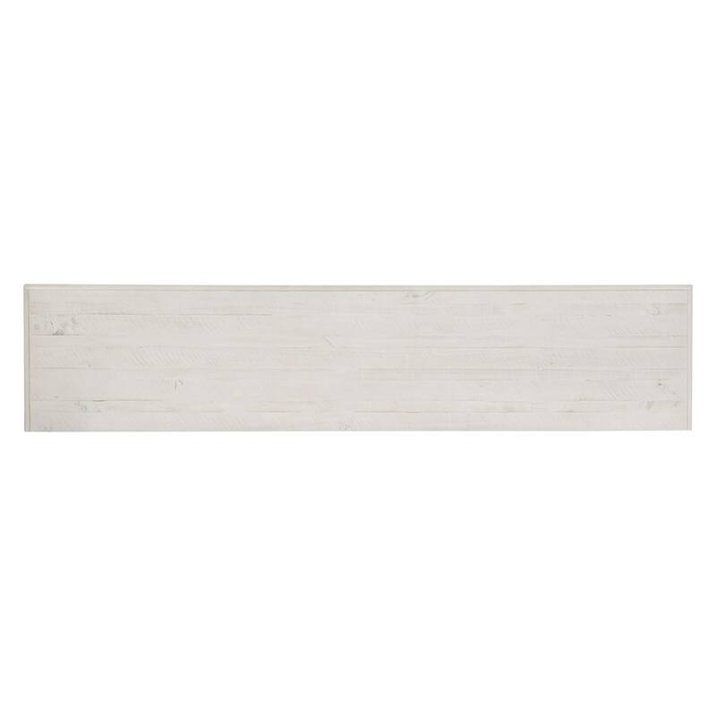 Magnussen Home Newport Alabaster Large Console - 83"W x 18"D x 32"H
