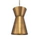 preview thumbnail 3 of 9, Uttermost Crocker Brass 1 Light Mini Pendant - N/A