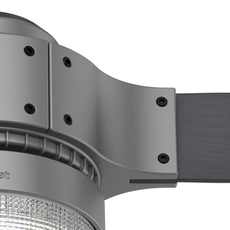 Hunter 54" Apache WiFi Ceiling Fan with LED Light Kit and Handheld Remote - Industrial - SMART FAN!