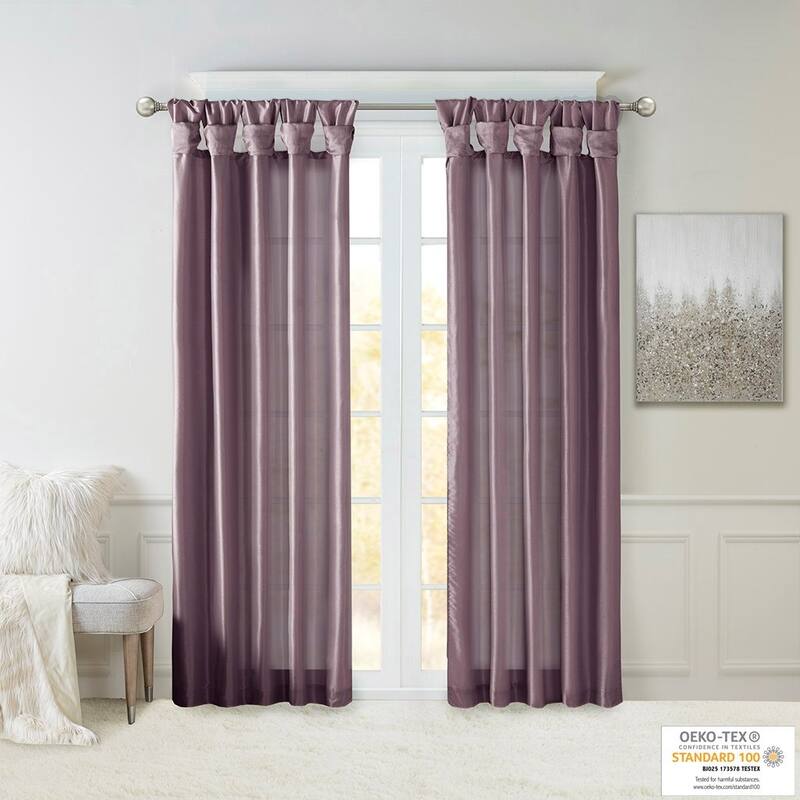 Twist Tab Window Curtain Panel