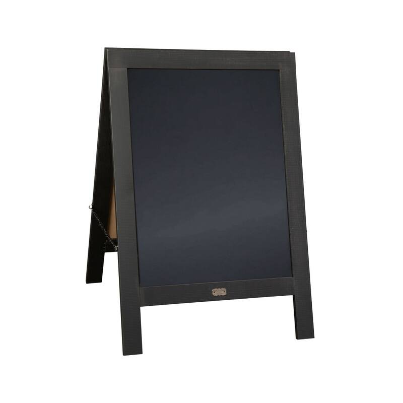 Wood A-Frame Magnetic Chalkboard Set-Markers, Stencils, and Magnets