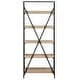 preview thumbnail 6 of 8, SAFAVIEH Cecilia Oak/ Black Étagère - 25' x 14' x 63'