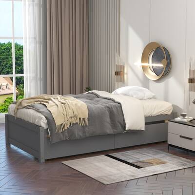 Twin Size Sofa Bed Daybed With 2 Drawers,No Box Spring Needed