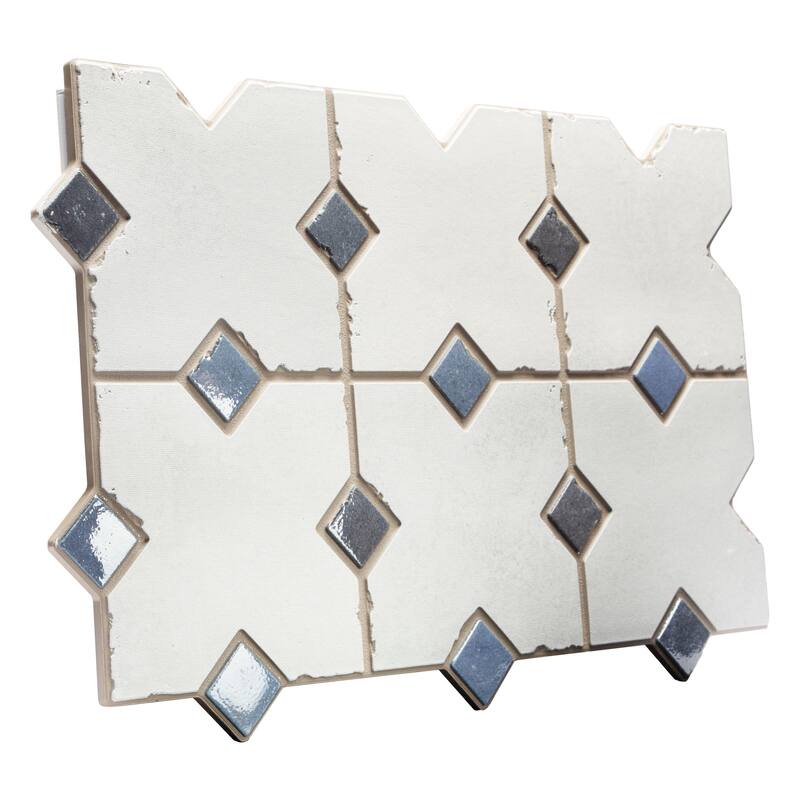 Merola Tile Ruanes Grey 15-3/4" x 23-5/8" Porcelain Floor and Wall Tile