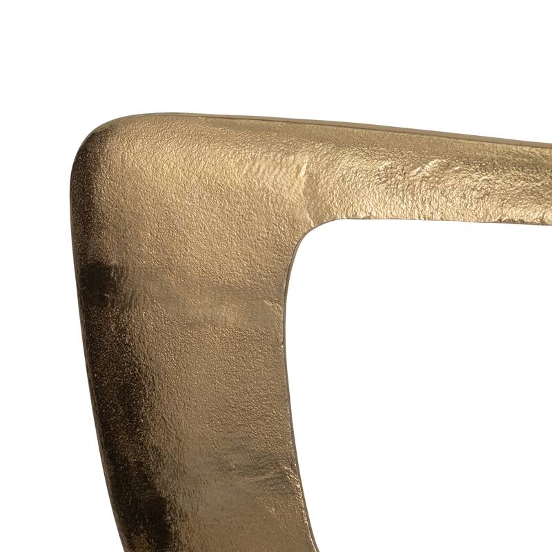 Sagebrook Home Metal/Marble, Table Top Decor Gold, Novelty, Solid Color