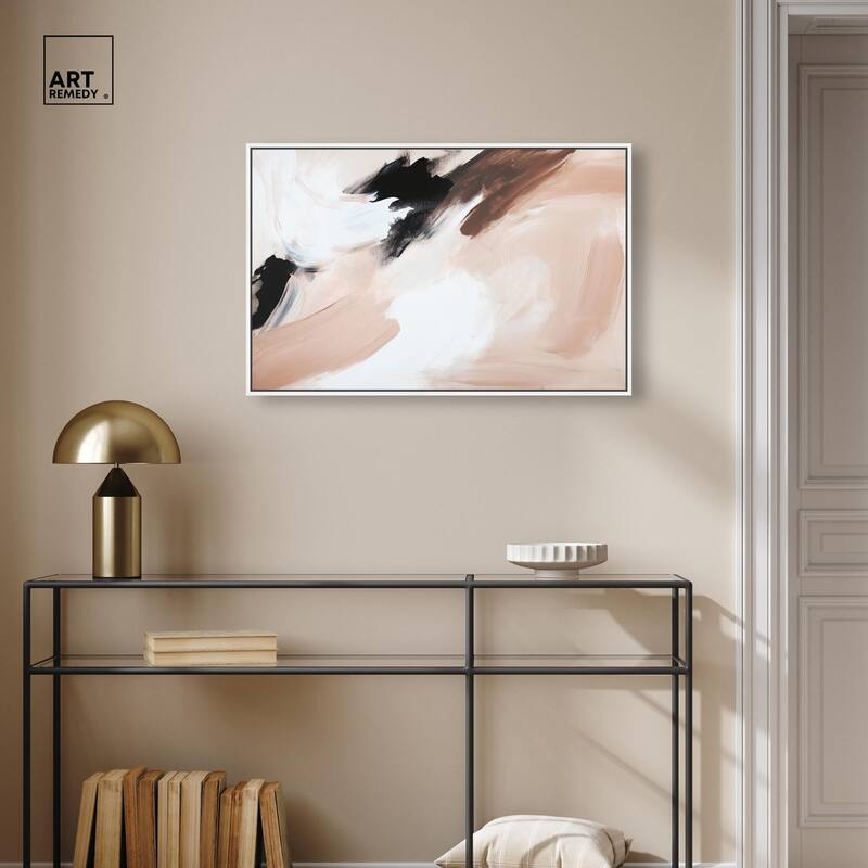 Swirls of Cream II Canvas by Art Remedy