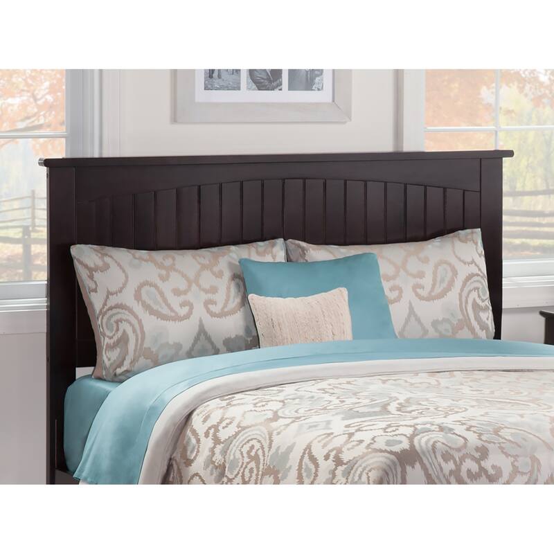 AFI Nantucket Headboard with Attachable Charger - Espresso - Queen