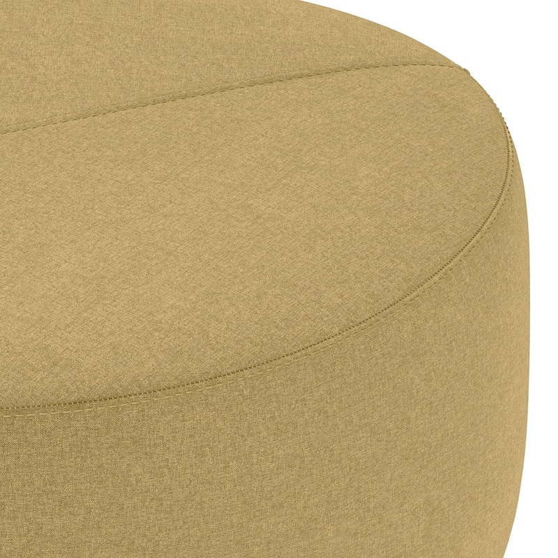WYNDENHALL Brea 32 inch Wide Contemporary Irregular Ottoman Bench