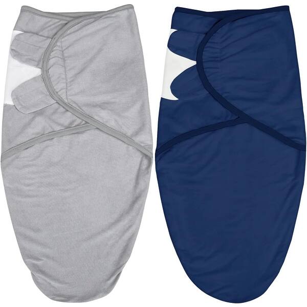 slide 2 of 6, 2 Pack Cotton Baby Swaddles Blankets 0-3 Months