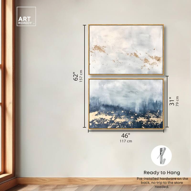 Inner Cosmos II Canvas Set of 2 by Art Remedy