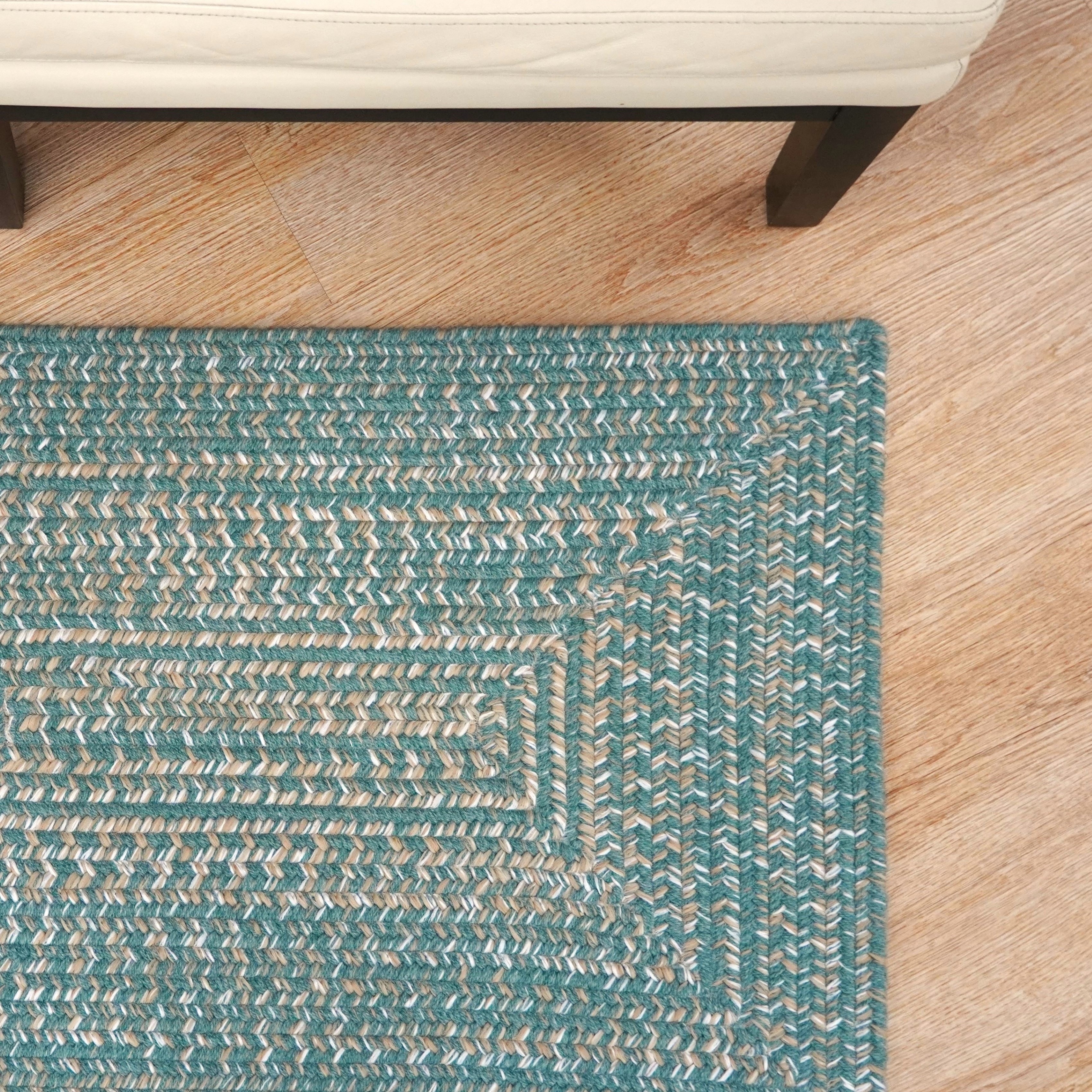Jolie Half Circle Braided Rug 19.5x36 - with Pad  Braided area rugs, Braided  rugs, Braided jute rug