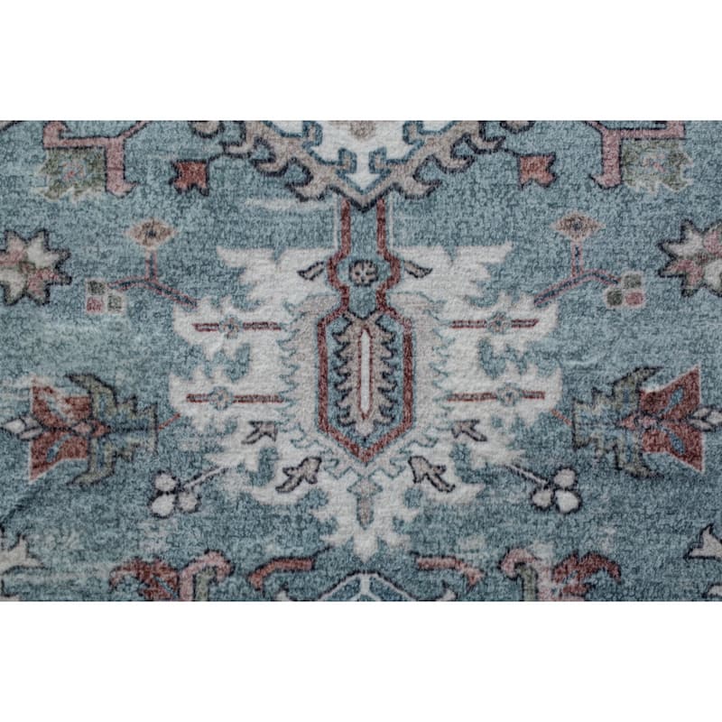 Domani Comfort Modern Bohemian Faux Fur Area Rug